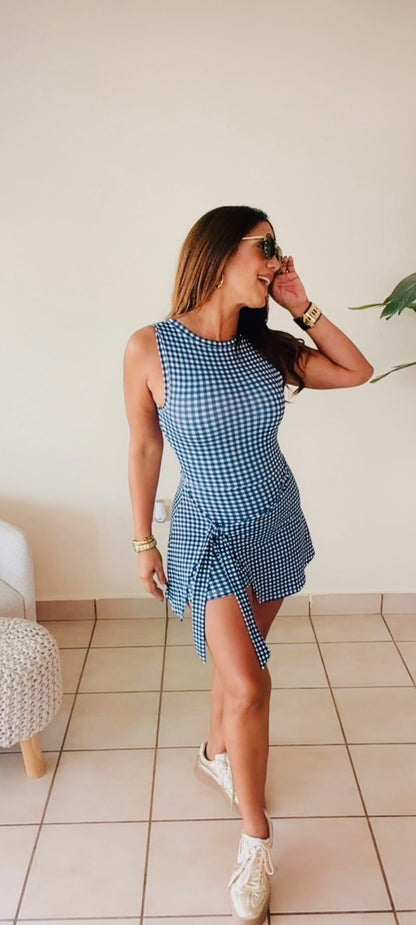 Gingham Romper