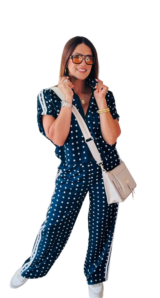 Sporty Chic Polka Set