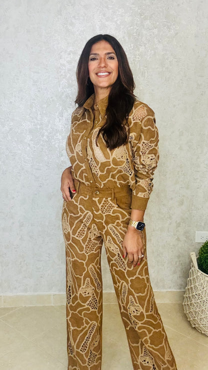 Golden Lace Set