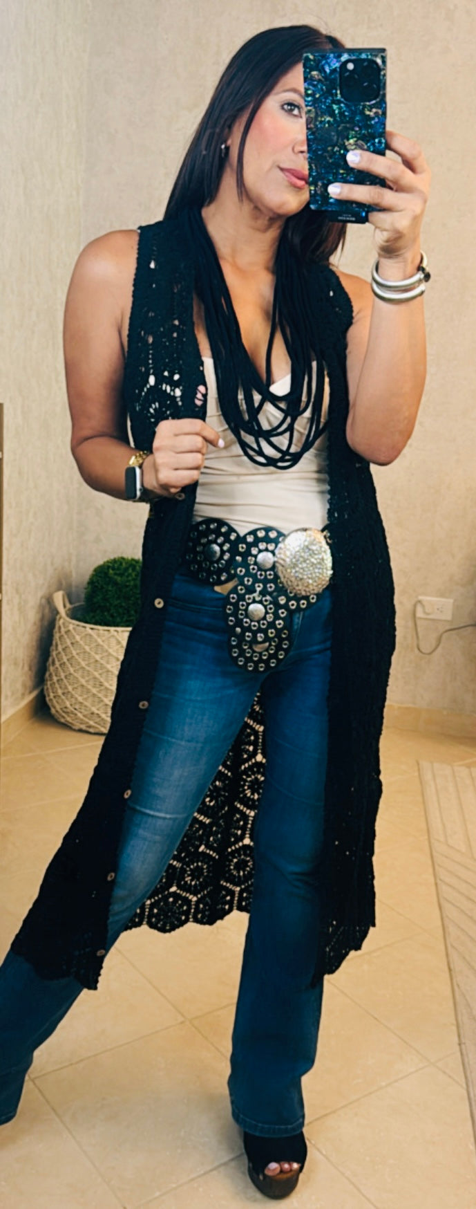 Black Kaftan Crotchet
