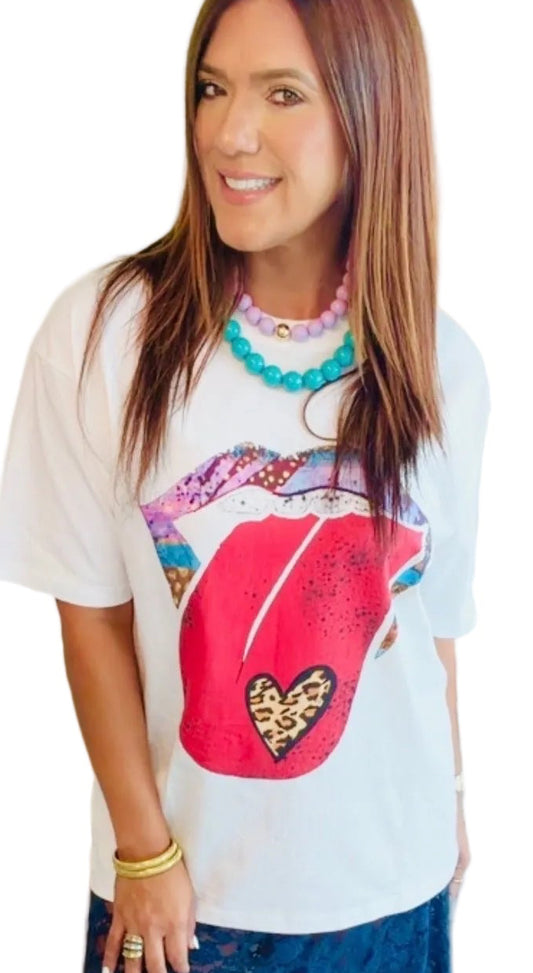 Lips Oversized T-Shirt
