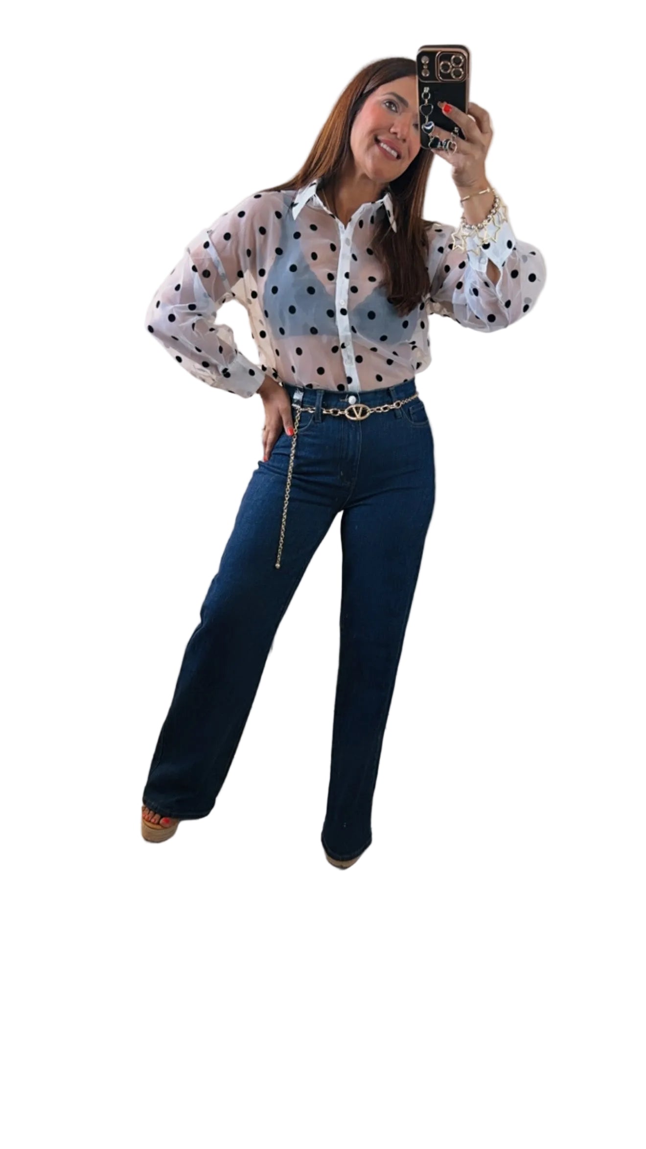 Long sleeve Polka Dots