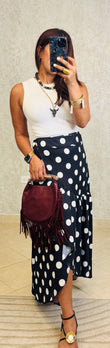 Dots Wraparound Skirt