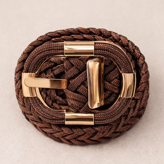Italian Braided Statement Belt