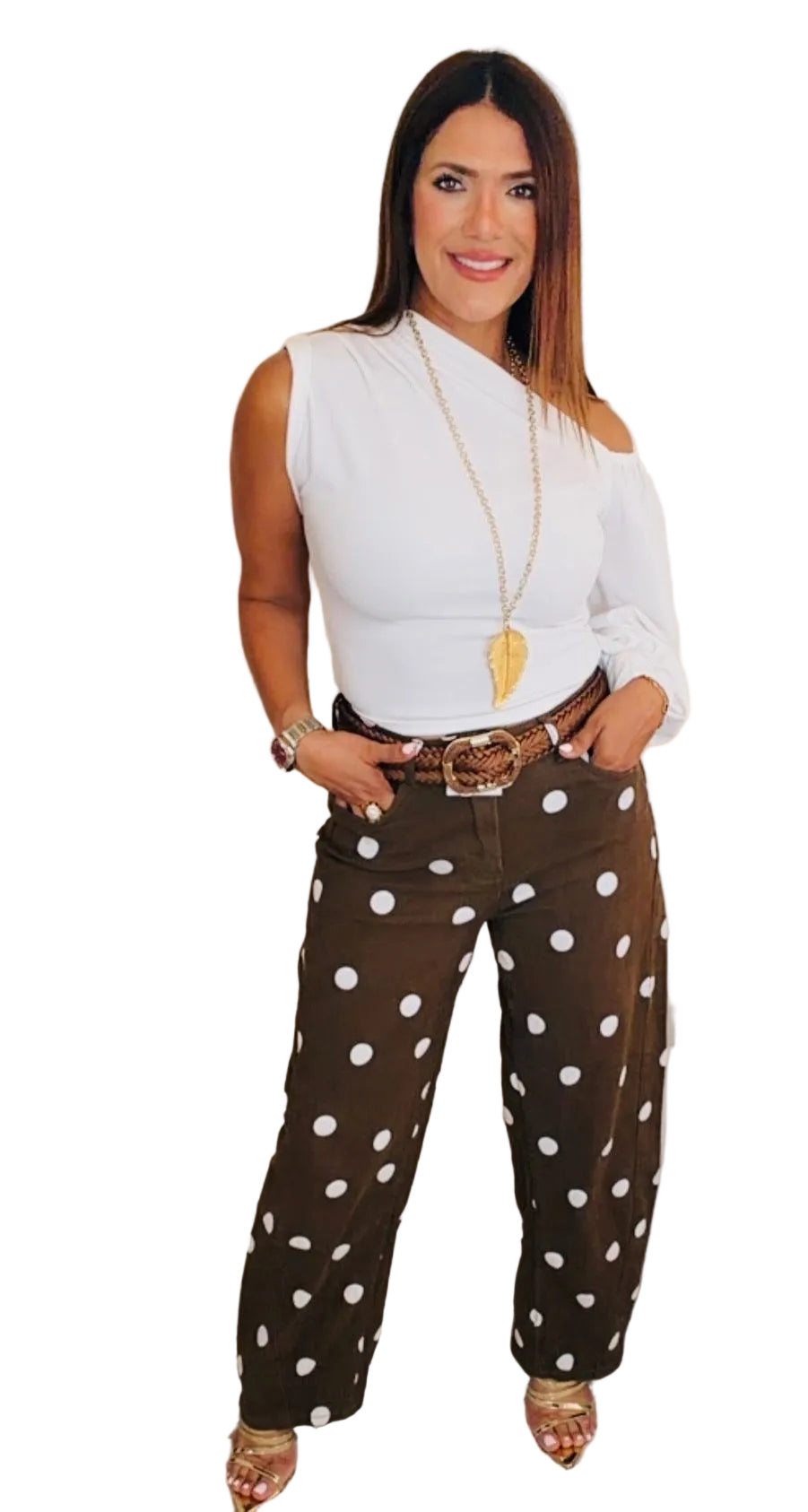 Cocoa Polka Pants