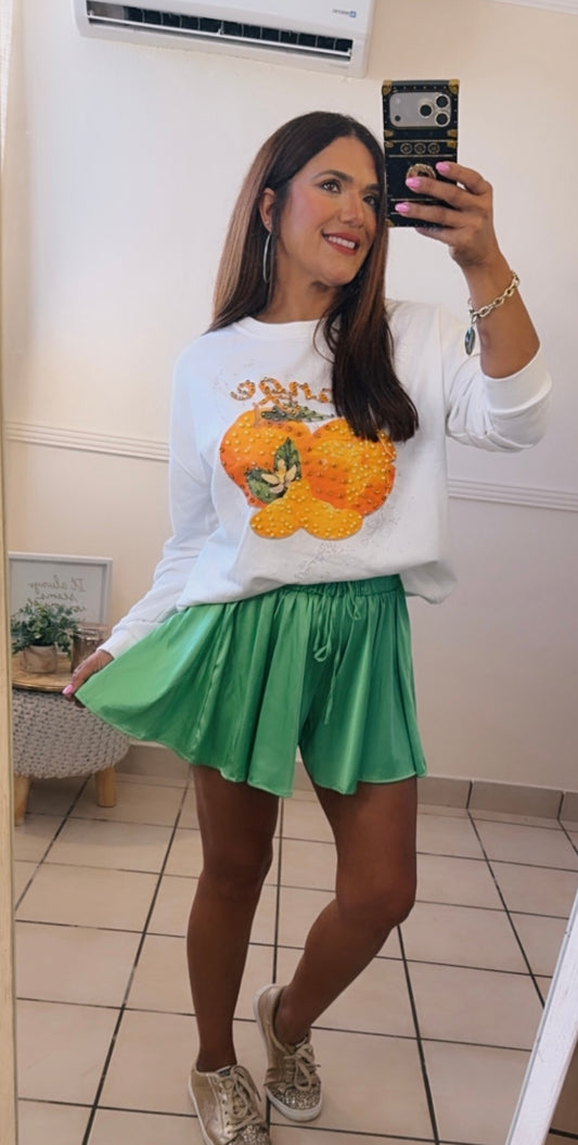 Orange Sweater