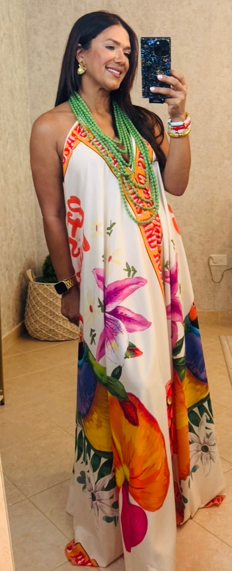 Tropical Maxi Dress