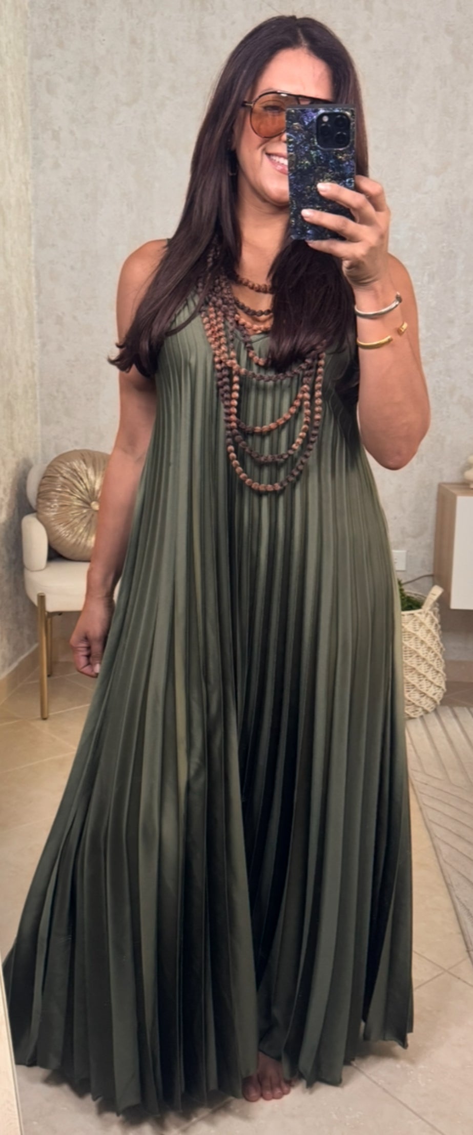 Olive Maxidress