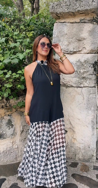 Black Overall by Lilliana Esquivia