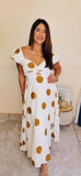 Polka dots midi dress