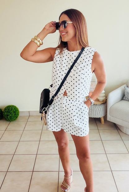 Polka short set