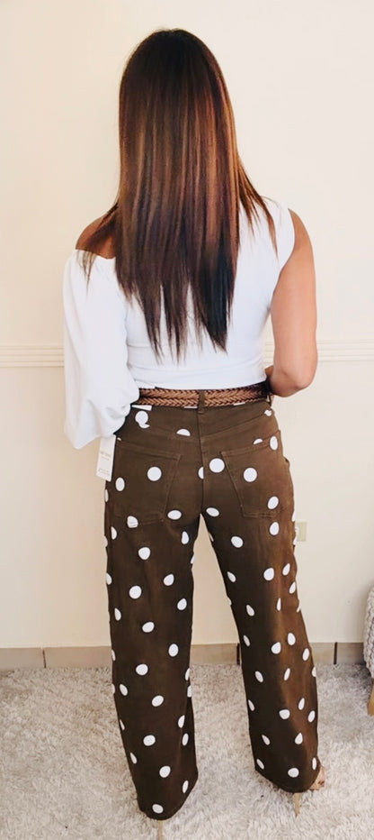 Cocoa Polka Pants