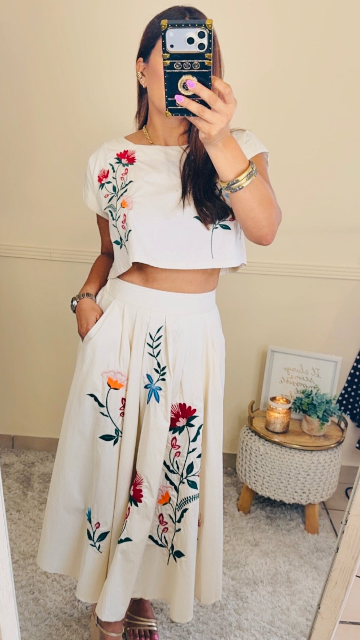 Floral Midi set