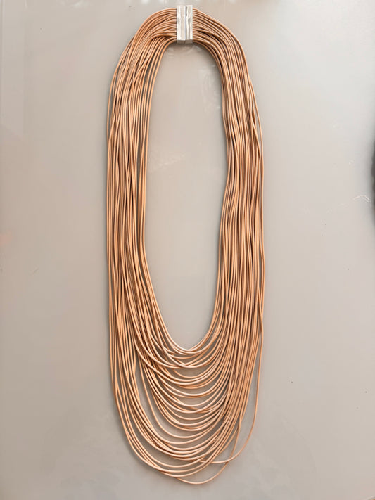 Long necklace layers