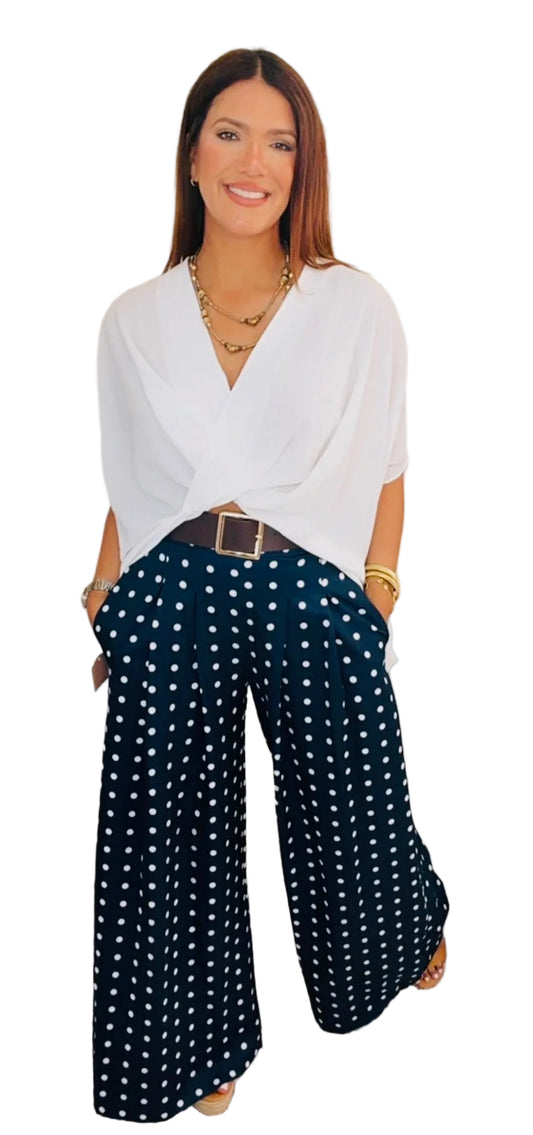 Monaco Polkadots Palazo-Pre Order