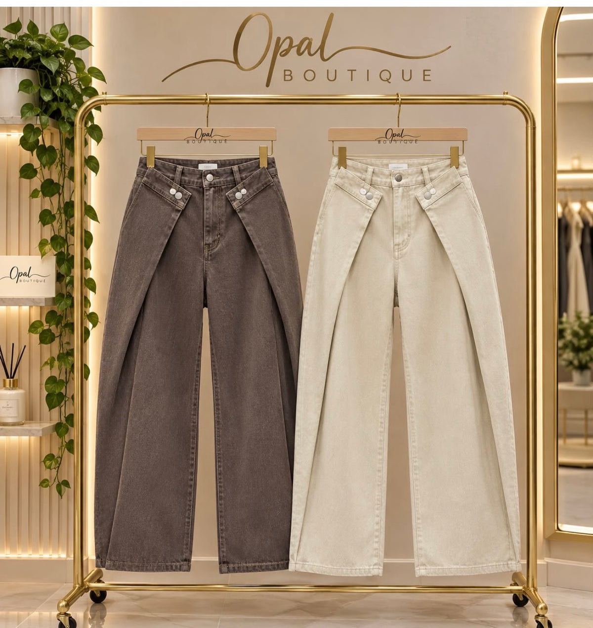 Italian Cross Barrel Pants