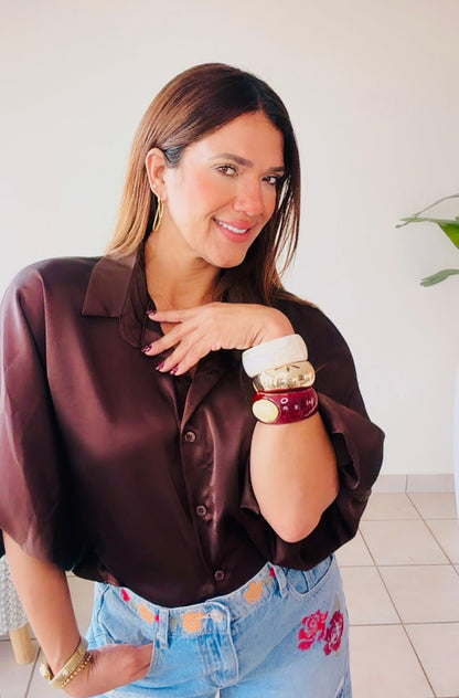 Serena Top- Chocolate