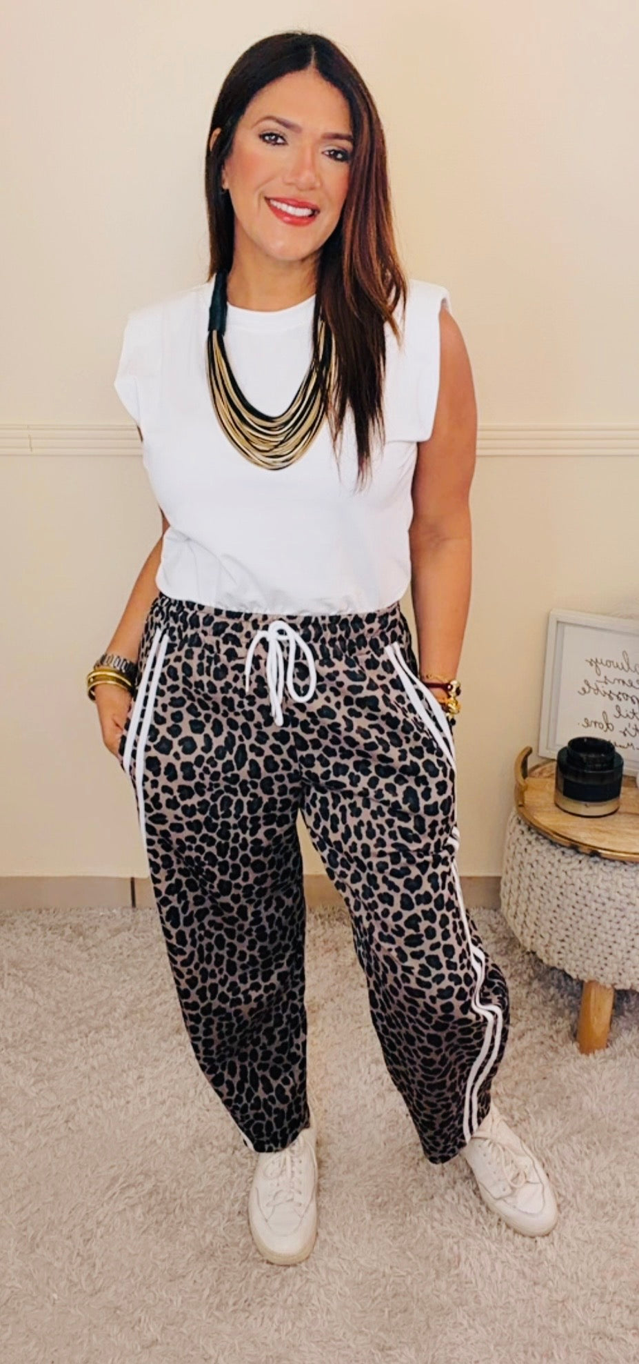 White Padded Italian Top