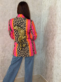 Blazer Leopart- Fushia print