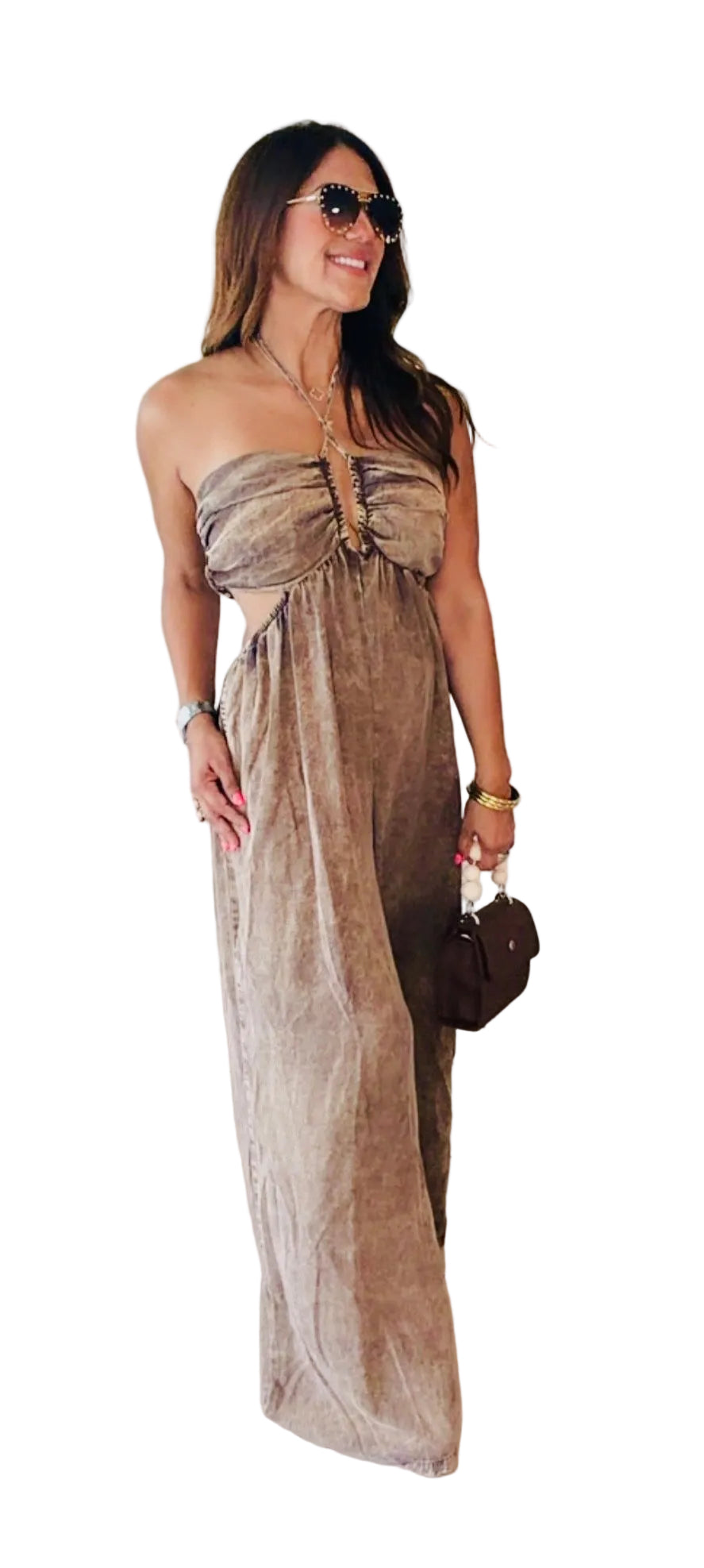 Mocha Jumpsuit 🤎