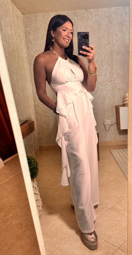 White Ruffle detail set/ buy separate