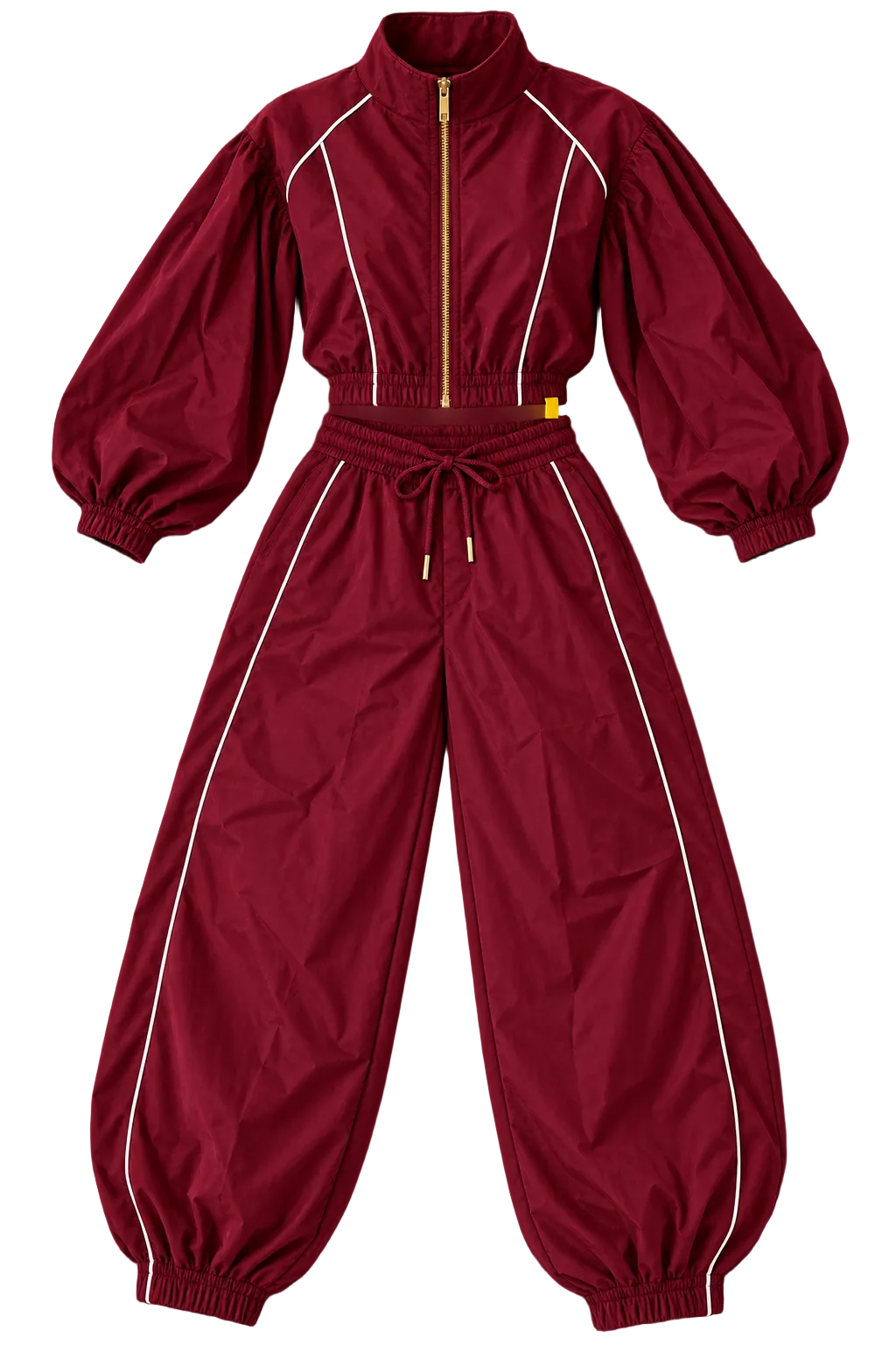 Burgundy Luxe Jogger Set
