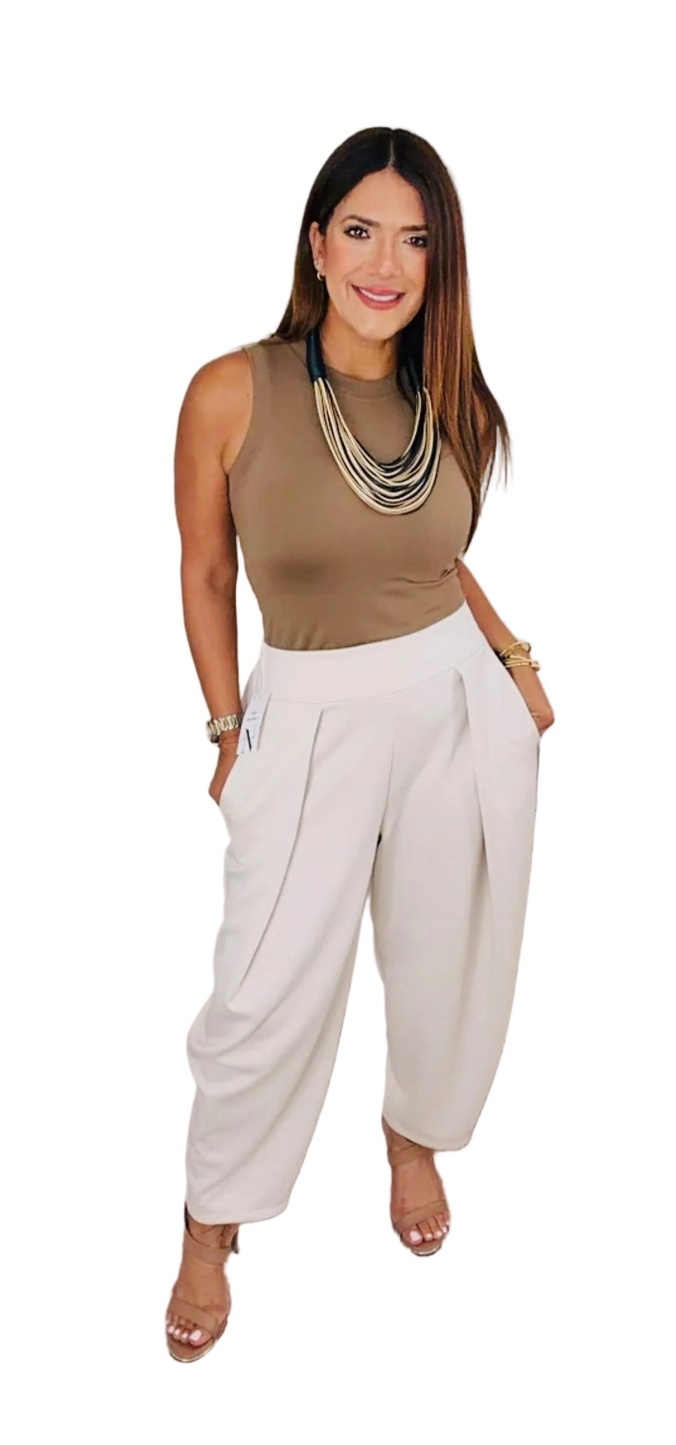 Milano Chic Barrel Pants