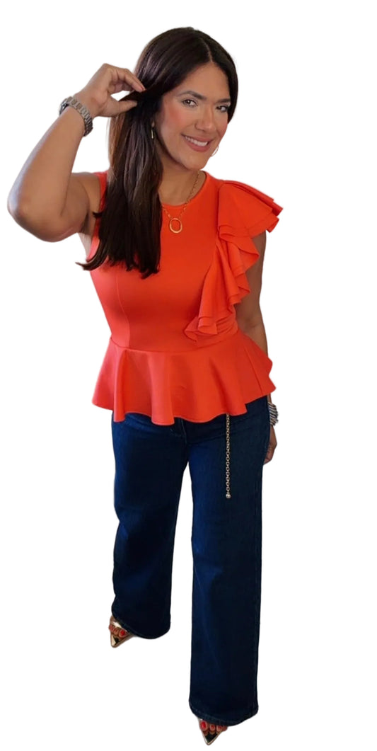 One side Ruffle