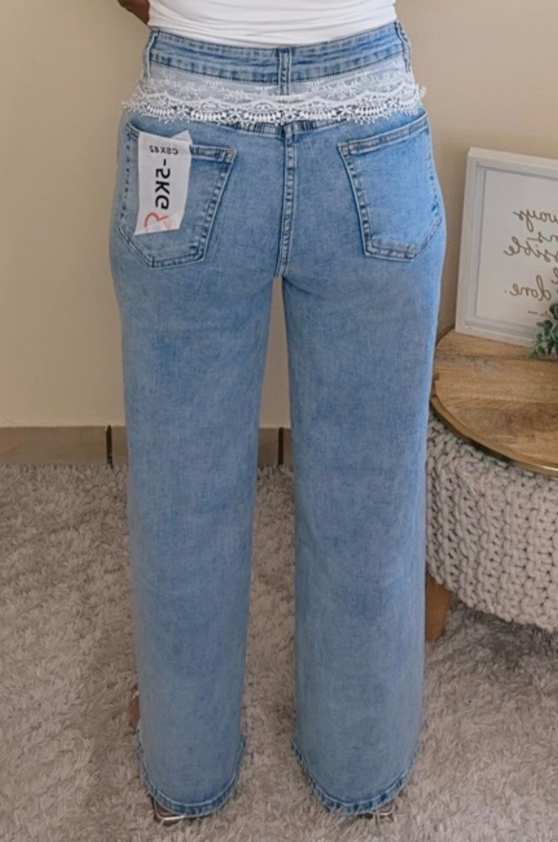 Denim Lace  Detail