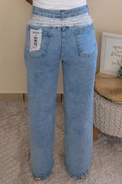 Denim Lace  Detail