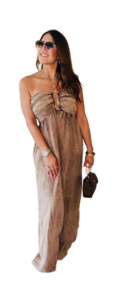 Mocha Jumpsuit 🤎