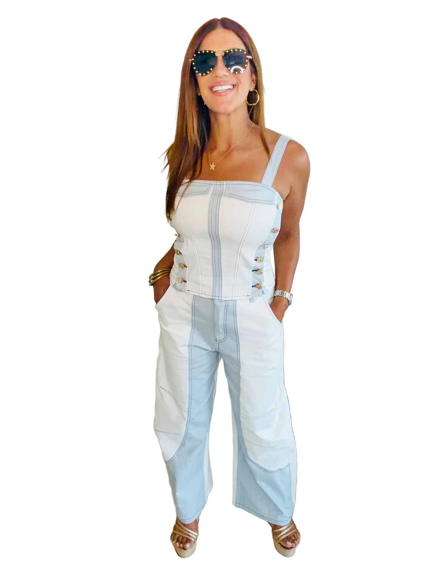 Denim Barrel Set
