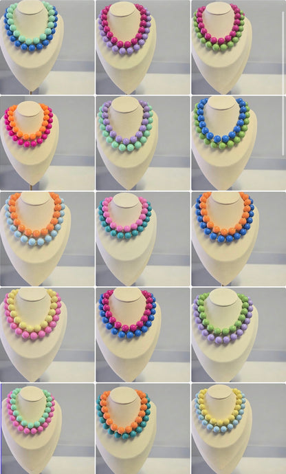 Chunky Resin Necklaces S/M