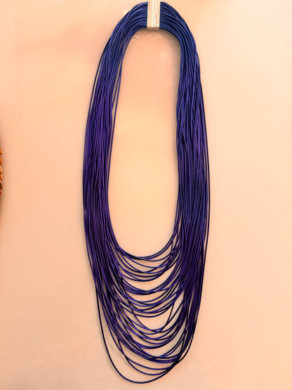 Long necklace layers
