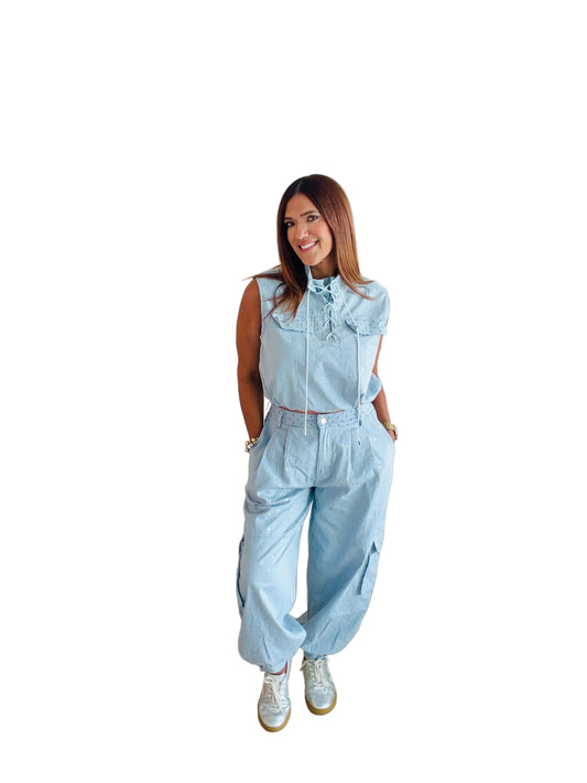 Baby Blue Cargo Set