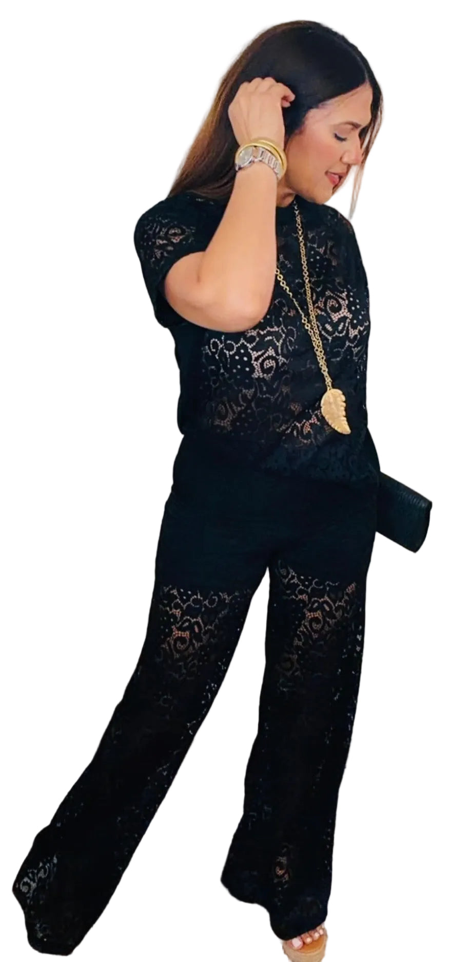 ✨ Scarlet Lace Luxe Set Black– Exclusive Opal Edition