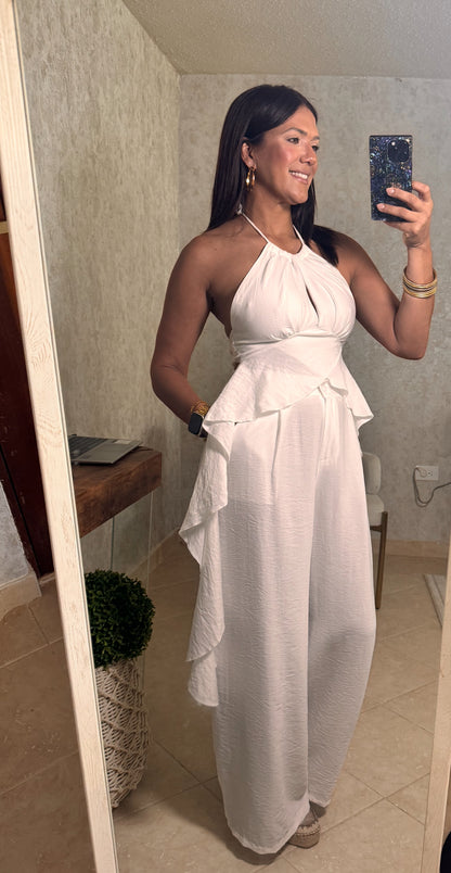 White Ruffle detail set/ buy separate