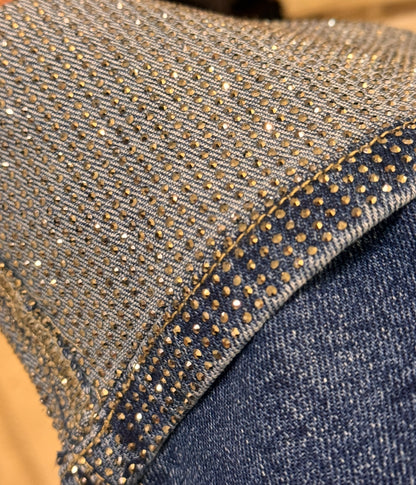Denim- rhinestone details
