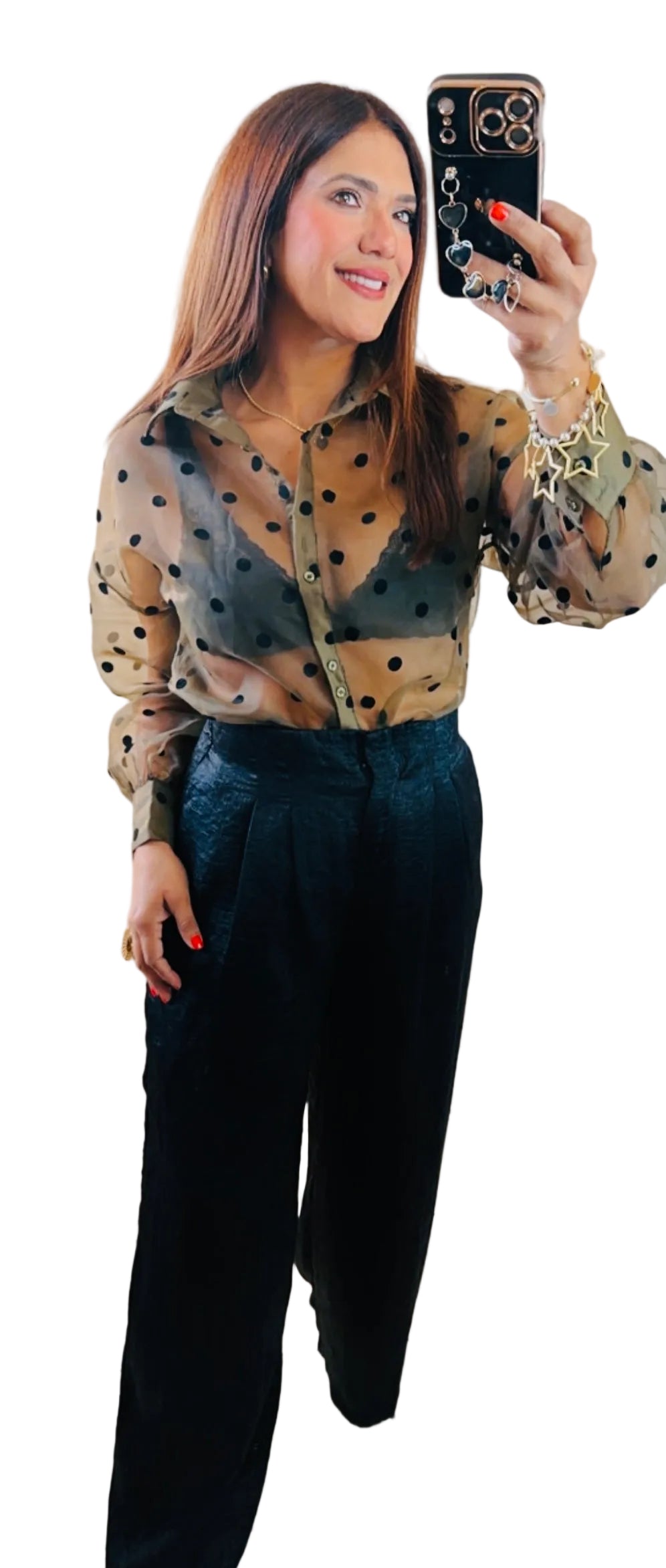 Long sleeve Polka Dots