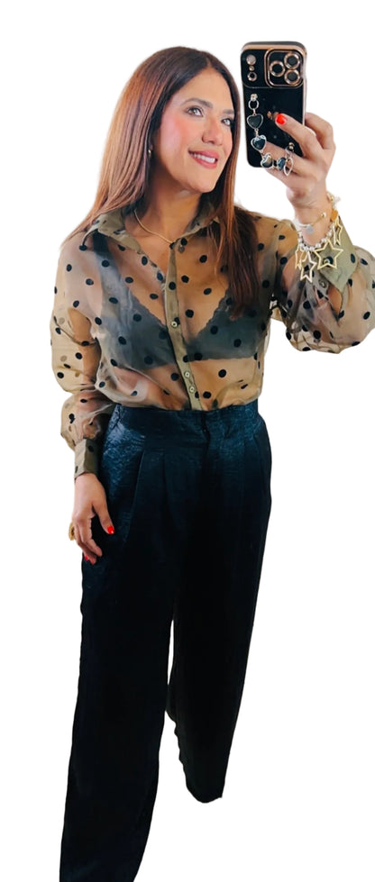Long sleeve Polka Dots