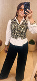 Leopard  vest
