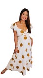 Polka dots midi dress