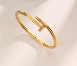 Fashion bangel dorado_Titanium Steel