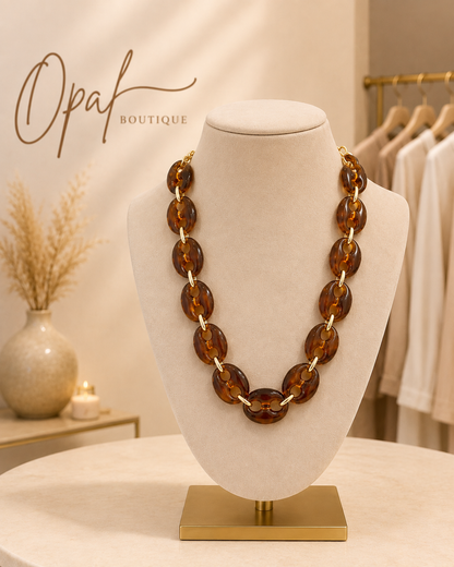 The Opal Link Necklace l