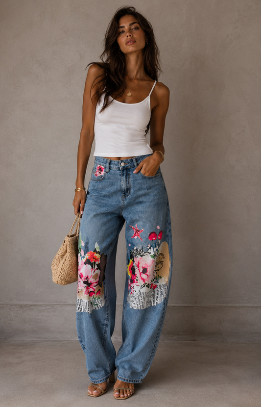 Fiore Barrel Jeans