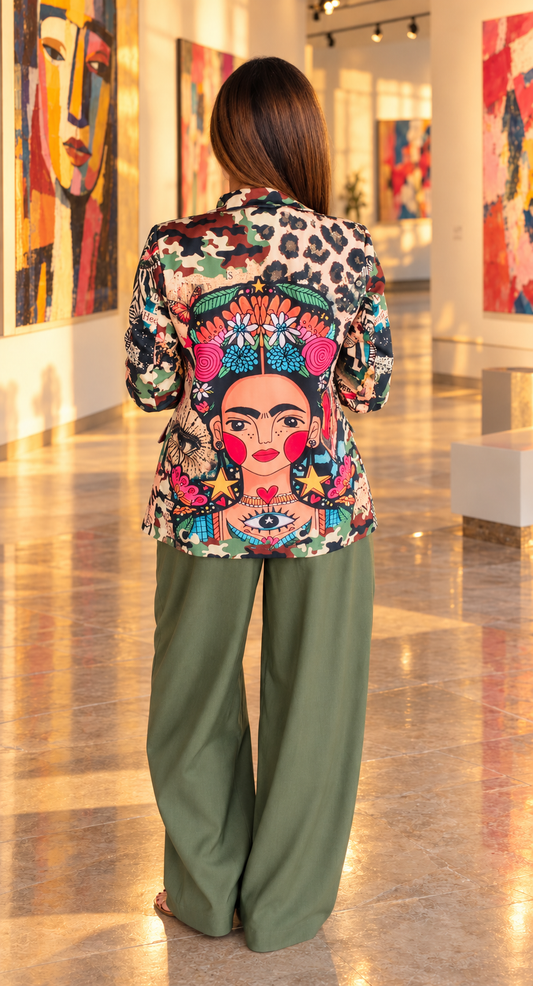 Frida Art Statement Blazer