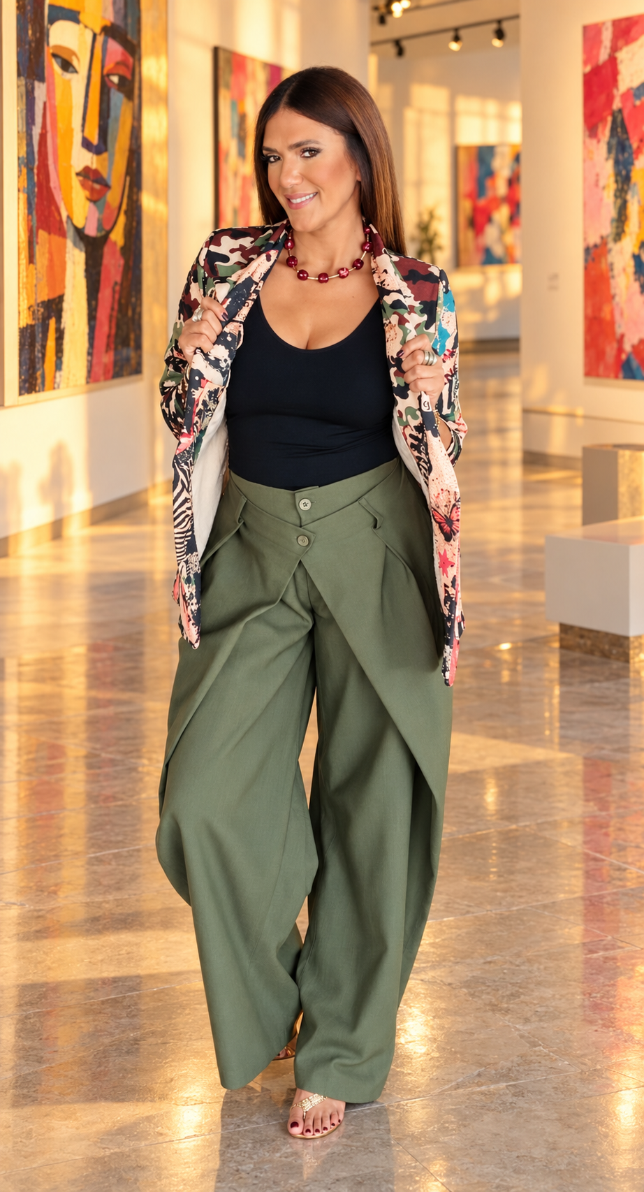 Frida Art Statement Blazer