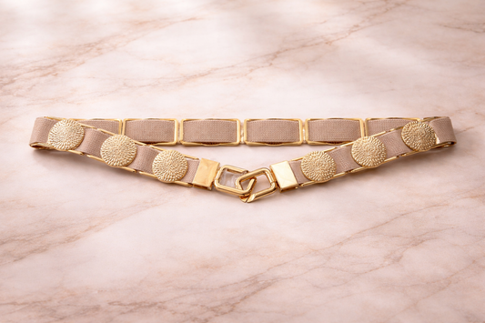 Elegant gold belt