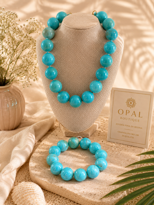 Turquesa Necklace – Joyería Fina en Resina