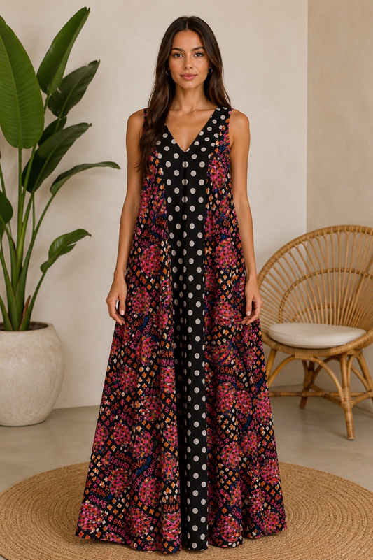 Bananas Polka Dress